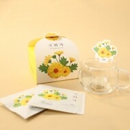 국화차 굿즈 고급답례품 판촉물 조공 홍보물 인사선물 티백